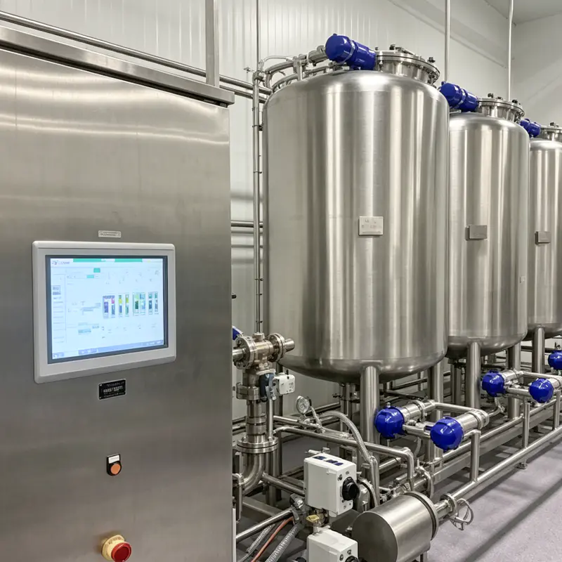 Food-Grade CIP (Clean-in-Place) systém Food-Grade CIP (Clean-in-Place) systém